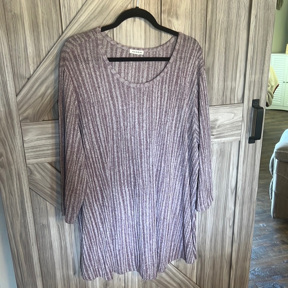New without tags burgundy tunic in 3X